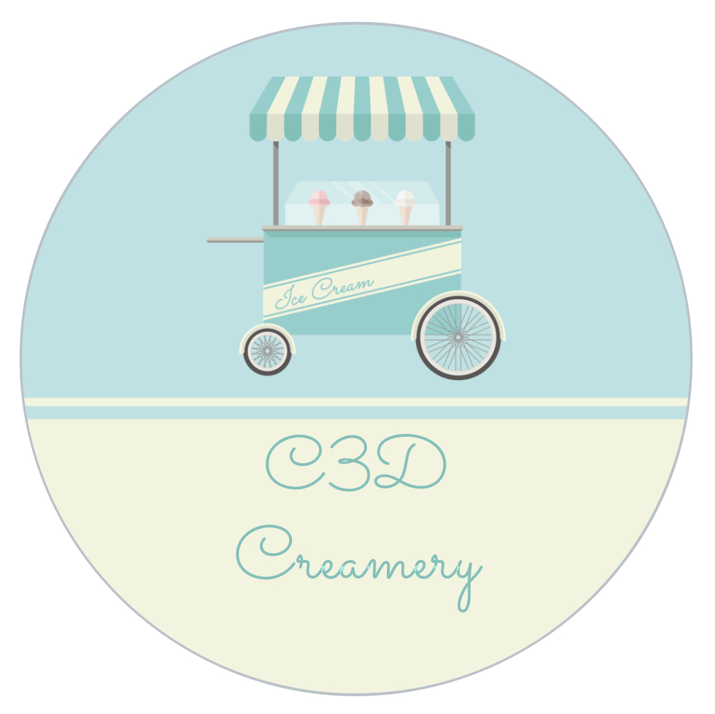 C3D Creamery logo